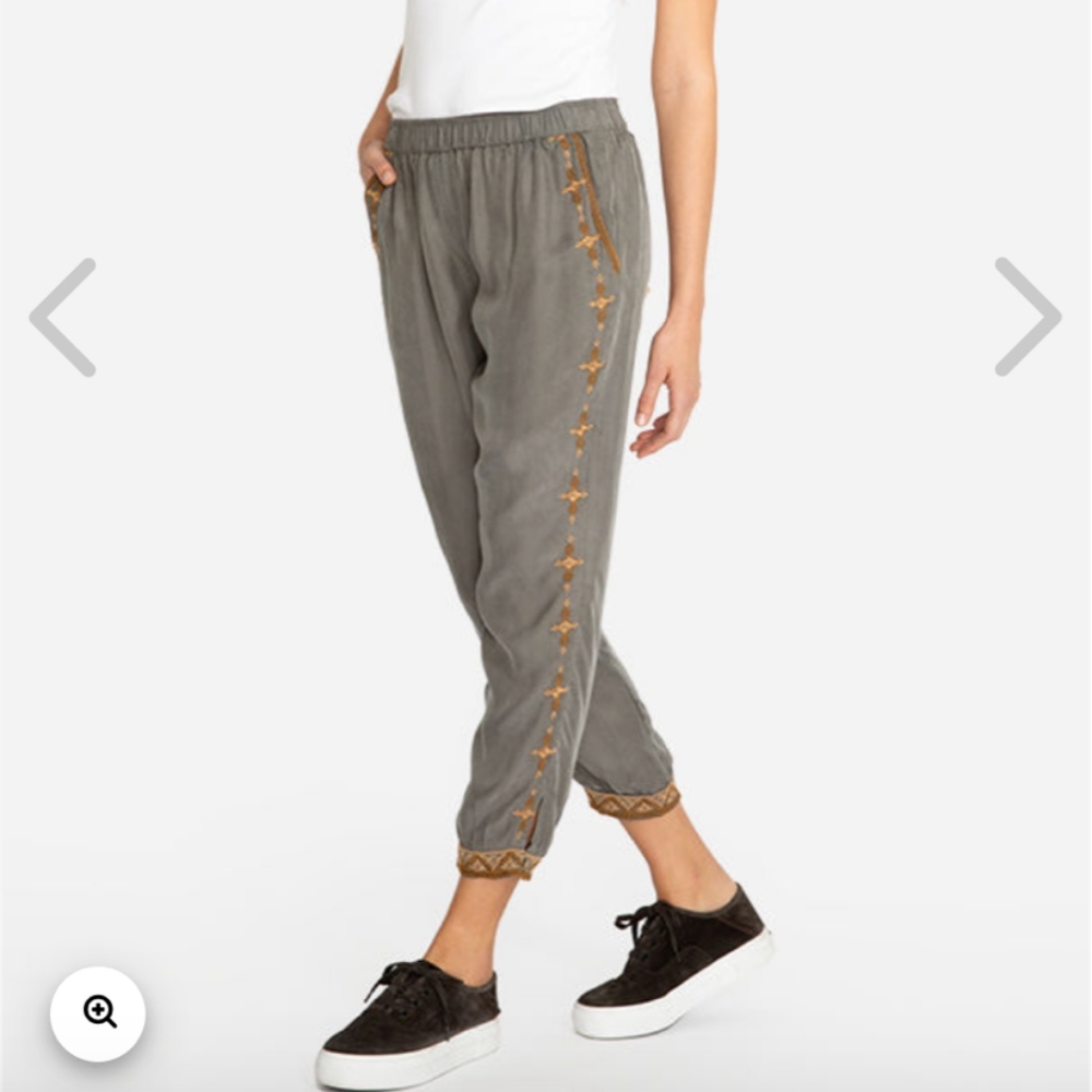 Johnny Was Valea Pants - Grey - size large